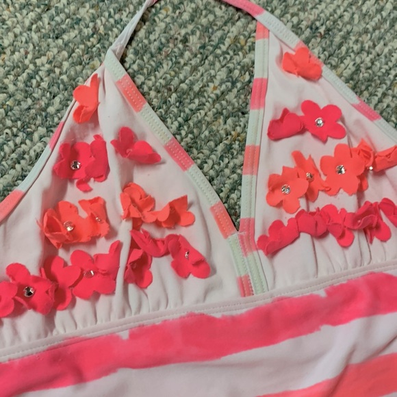 Justice Girls Swimwear Tankini Set (swim suit) - Picture 2 of 6